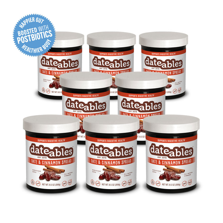 Date & Cinnamon Spread 8-Pack —  Warm, rich and naturally sweet, like a spoonful of cozy comfort